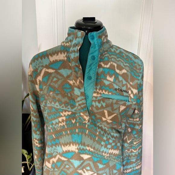 Columbia sportswear button up quarter-zip women’s medium - Picture 4 of 11